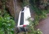 Brindan atención a personas lesionadas en accidente carretero en la Sierra de Flores Magón