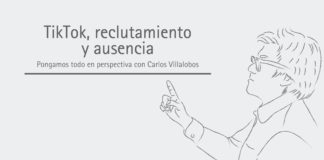 TikTok, reclutamiento y ausencia