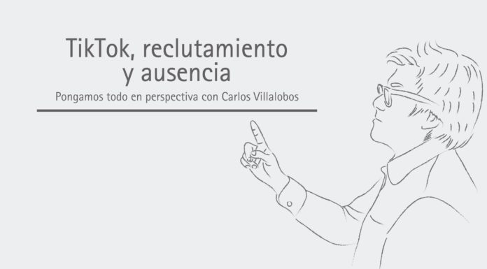 TikTok, reclutamiento y ausencia