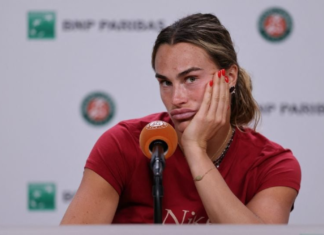 Sabalenka, inconsolable tras su derrota en Roland Garros