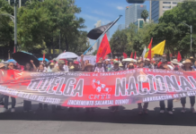 Acusa CNTE represión del gobierno de Sheinbaum