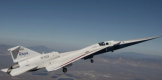 Avión experimental de la NASA rompe velocidad del sonido