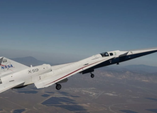 Avión experimental de la NASA rompe velocidad del sonido