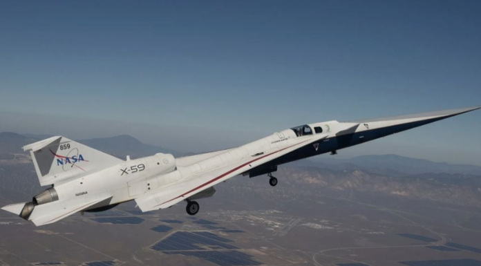 Avión experimental de la NASA rompe velocidad del sonido