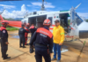 En operativo aéreo, Bomberos de Oaxaca buscan a persona desaparecida en San Luis Amatlán