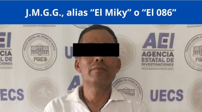 Detienen a “El Miky”, presunto segundo al mando de célula delictiva en Oaxaca