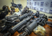 A proceso, cinco personas detenidas con armamento en Pinotepa