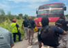 Atacan a balazos autobús de pasajeros en carretera del Istmo de Tehuantepec