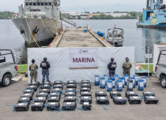 Incautan más de una tonelada de presunta cocaína en Chiapas