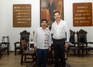 Realiza presidente de la SCJN visita al Palacio Municipal de Oaxaca de Juárez