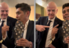 Infantino, presidente de la FIFA, regala chanclas de lujo a Jorge Campos