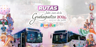 BinniBus acercará a las personas a la Guelaguetza 2026