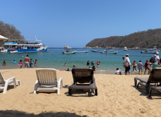 Aptas playas del estado para uso recreativo durante el periodo vacacional