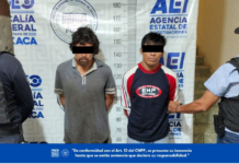Operativo en Etla; hay dos personas detenidas y aseguran droga