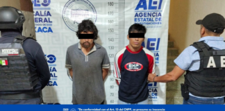 Operativo en Etla; hay dos personas detenidas y aseguran droga