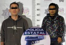 Detienen a dos personas y asegura armas en Santa Catarina Minas