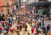 Se presentan Catrinas Regionales con la Banda Monumental Oaxaqueña