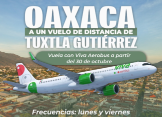 Oaxaca y Chiapas acortan distancias con nueva ruta aérea directa