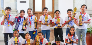 Reconocen a niñas y niños que participaron en concurso internacional de aritmética