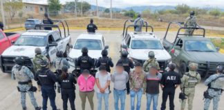Desmantelan centro de operaciones y distribución de drogas en la Sierra Sur