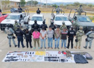 Desmantelan centro de operaciones y distribución de drogas en la Sierra Sur