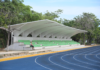 Entrega Jara unidad deportiva en Puerto Escondido, San Pedro Mixtepec