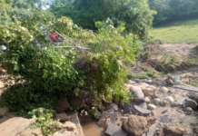 Atiende afectación por lluvias en carretera Río Grande–Juquila