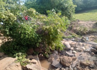 Atiende afectación por lluvias en carretera Río Grande–Juquila