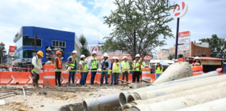 Paso a desnivel Monumento a Juárez registra avance; supervisan siete frentes de obra