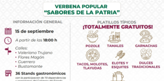 Llama Jara a disfrutar Fiestas Patrias en familia y en paz; invitan a verbena popular