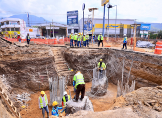 Paso a Desnivel Monumento a Juárez registra avances en distintos frentes