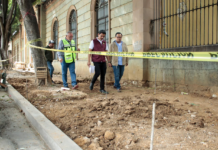 Supervisan trabajos de mejoramiento en el Panteón General