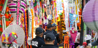 Refuerzan vigilancia en la Central de Abasto por Día de Muertos