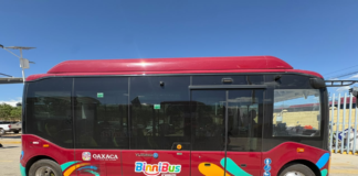 Ya están en Oaxaca las nuevas unidades Binnibus 100% eléctricas