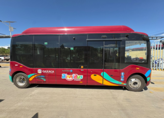Ya están en Oaxaca las nuevas unidades Binnibus 100% eléctricas