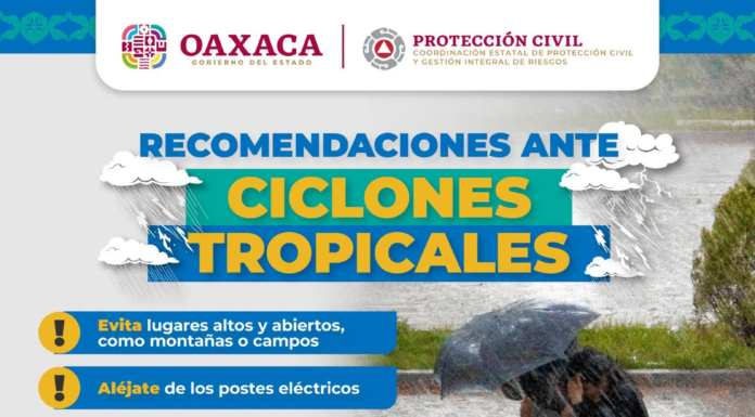 Exhortan a municipios de Oaxaca a activar planes de contingencia por lluvias