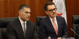 García Harfuch comparece en privado ante el Senado por glosa
