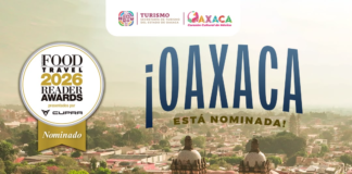 Oaxaca nominado por Food and Travel Reader Awards 2026