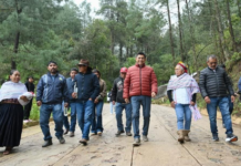 Impulsan conectividad de la Sierra de Juárez; inauguran dos caminos