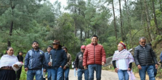 Impulsan conectividad de la Sierra de Juárez; inauguran dos caminos