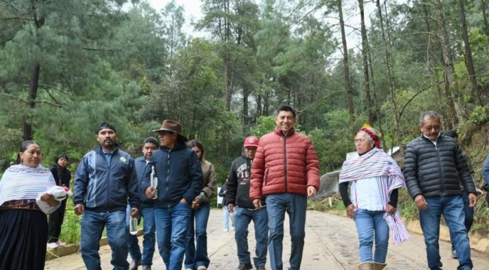 Impulsan conectividad de la Sierra de Juárez; inauguran dos caminos